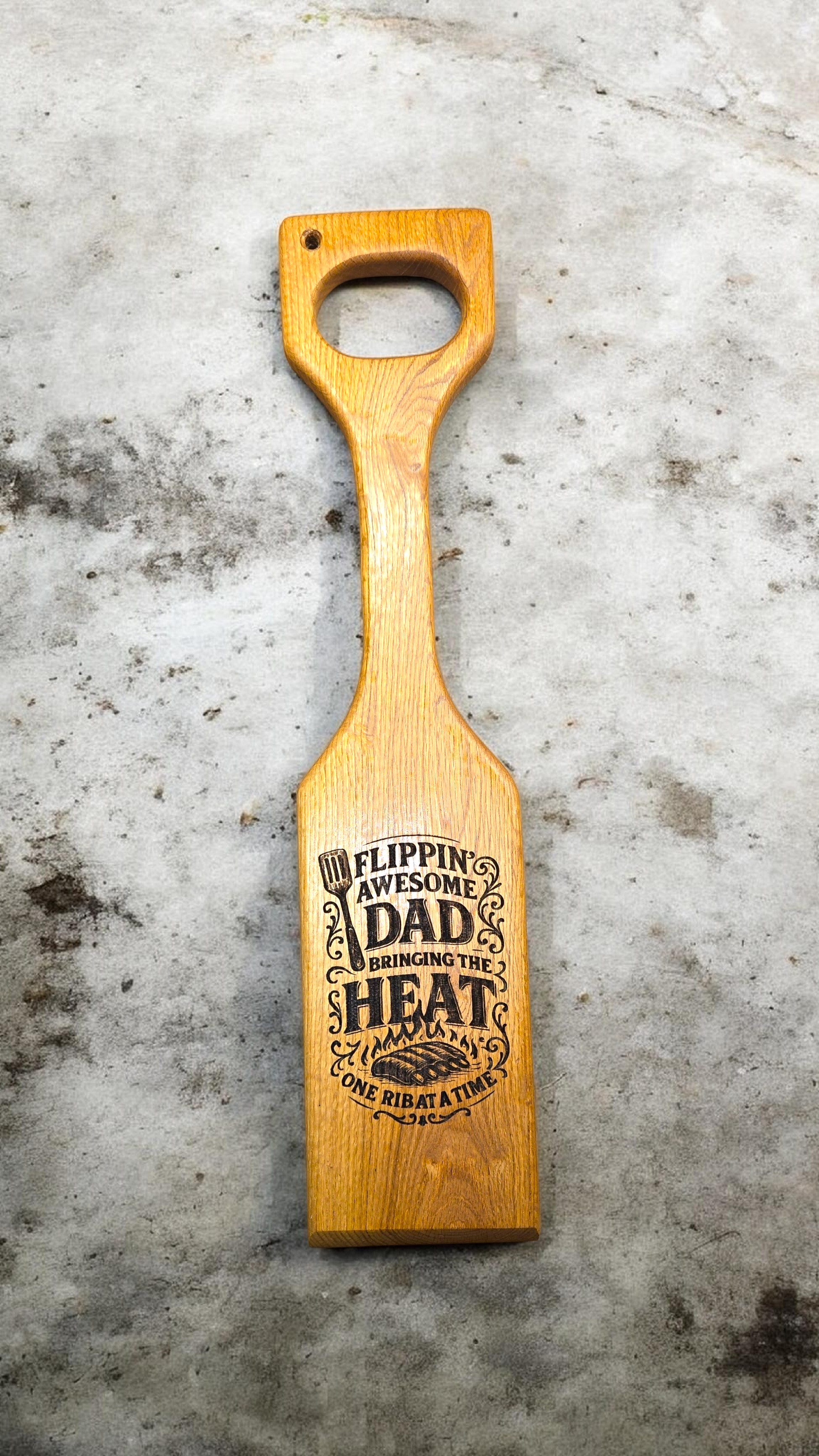 Grill Scraper — "Flippin' Awesome Dad"