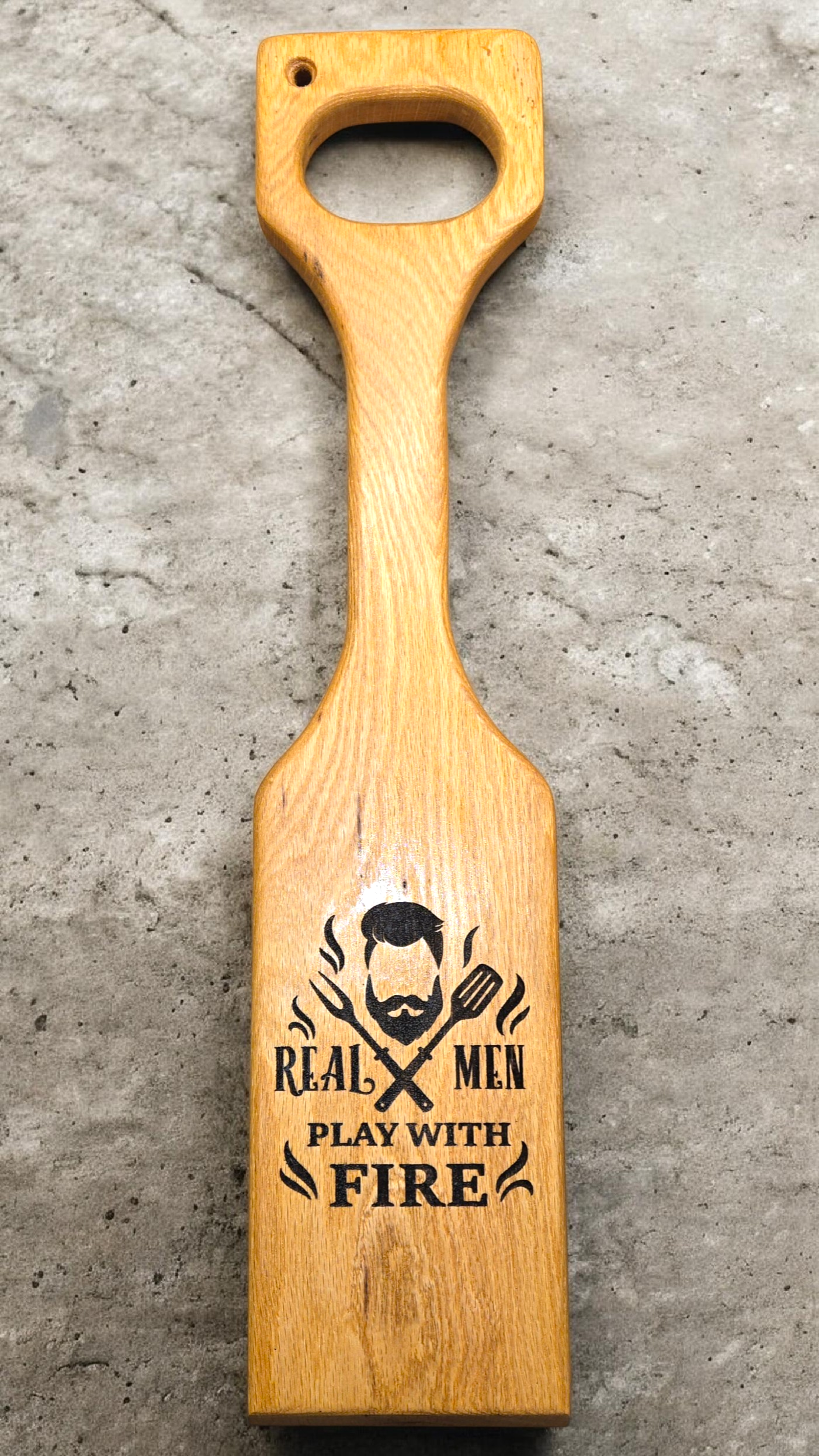 Grill Scraper — "I Like My Racks Big"