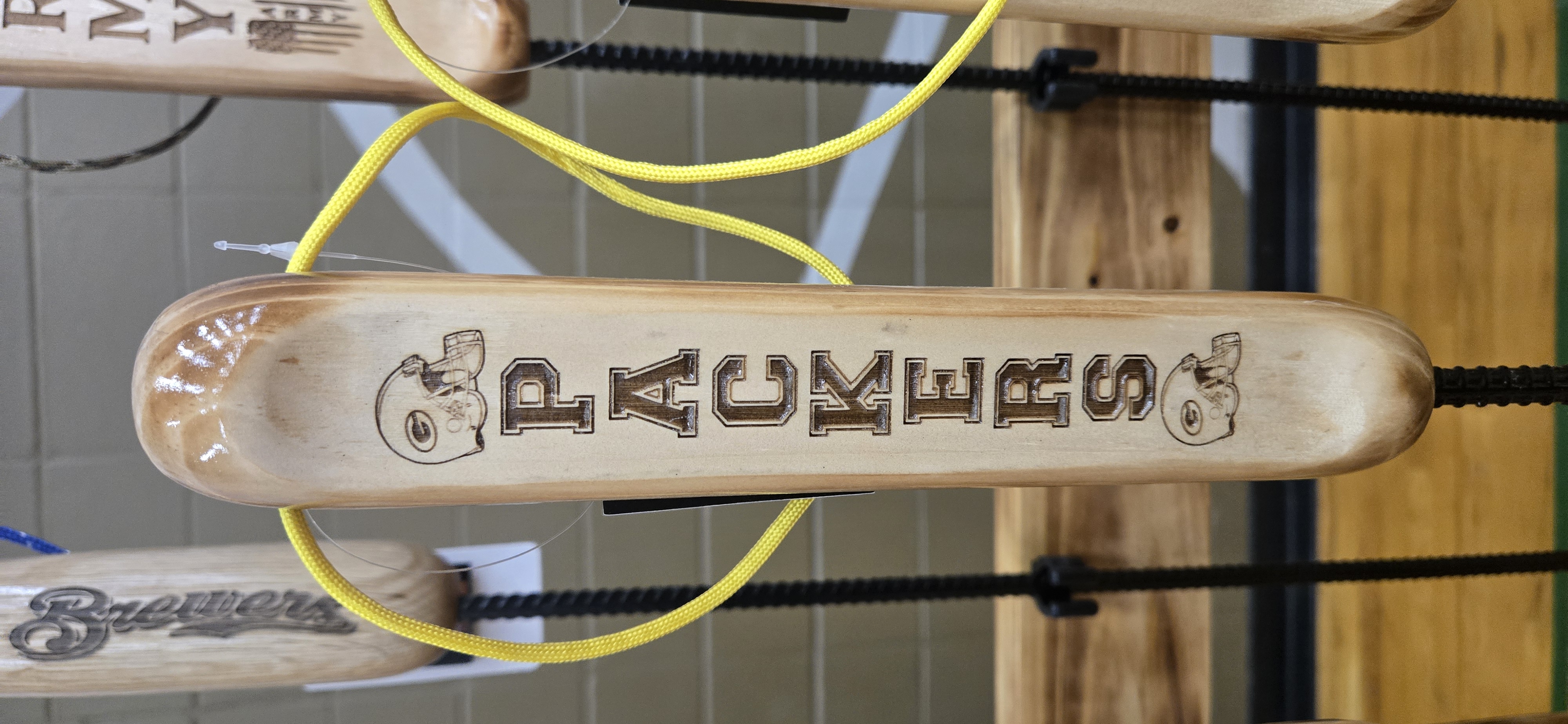 Round Flat Handle Fire Poker